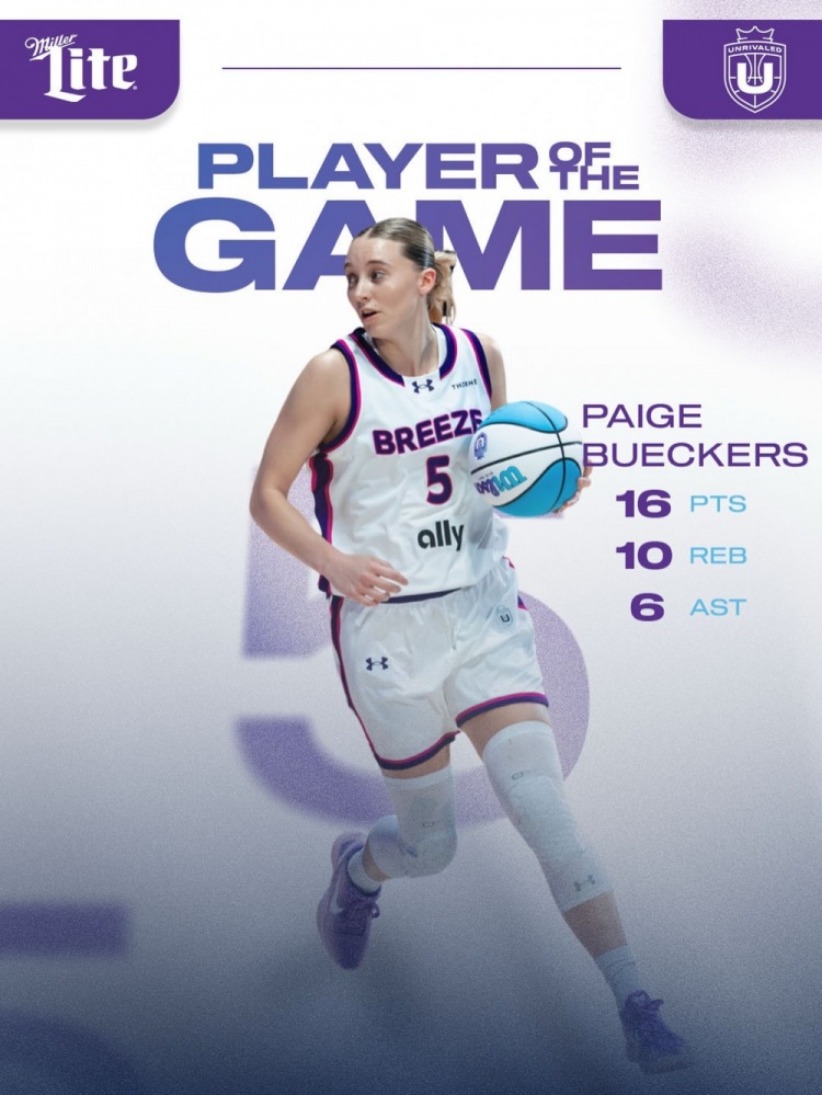 星空app官方下载-佩奇·布克斯第二轮Unrivaled比赛砍16+10+6！投中最后目标致胜球